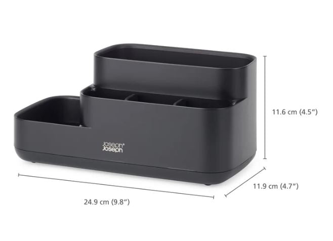 Joseph Joseph EasyStore Bathroom Storage Black