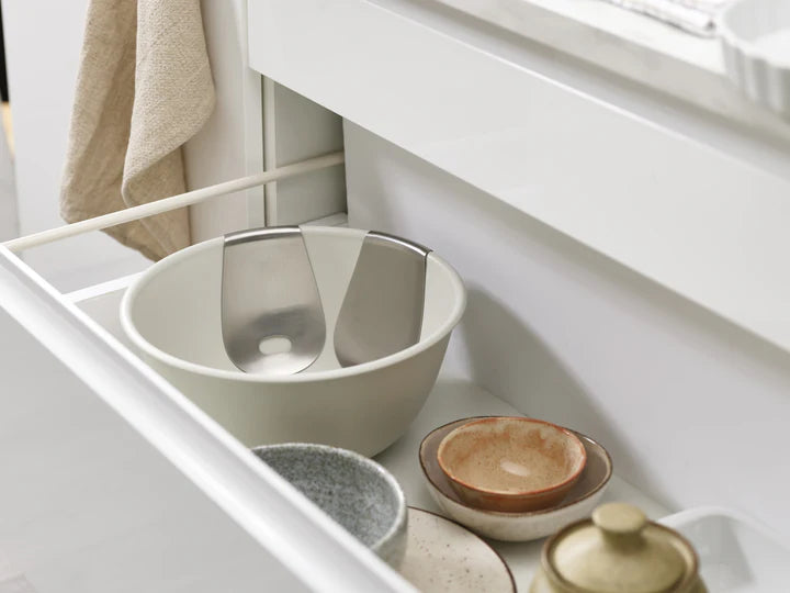 Joseph Joseph Uno Salad Bowl & Servers Set Stone