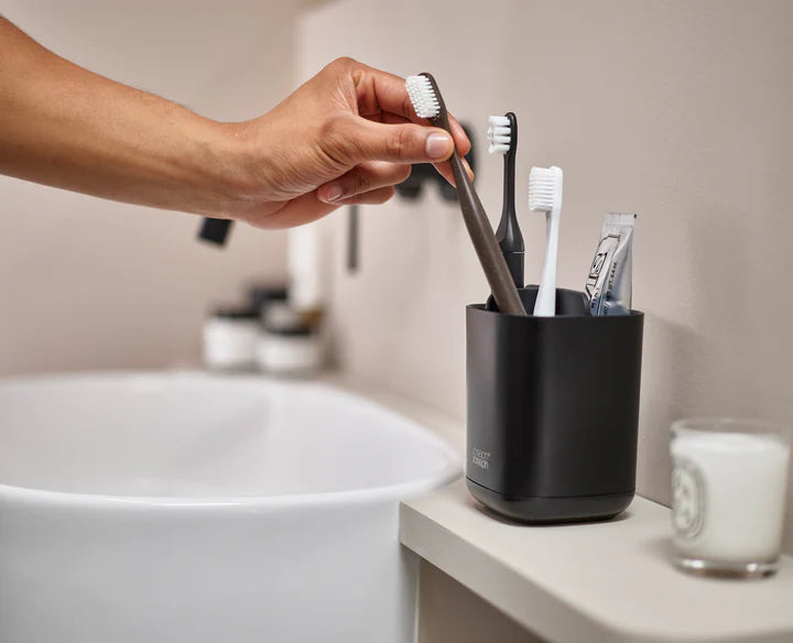Joseph Joseph EasyStore Toothbrush Holder Black