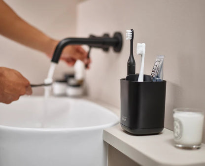 Joseph Joseph EasyStore Toothbrush Holder Black