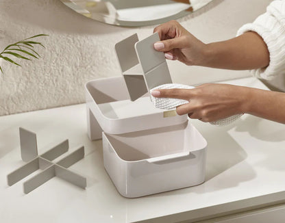 JosephJoseph MakeMeUp Organizer&Compact Mirror Set