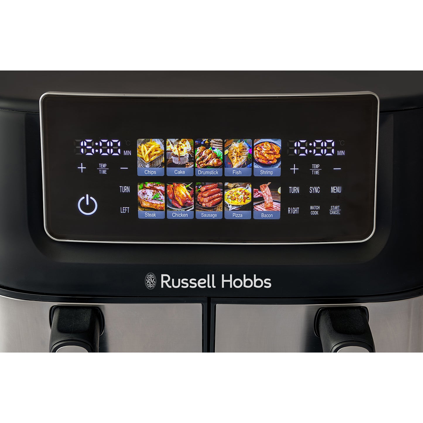 Russell Hobbs Dual Air Fryer 9L Stainless Steel