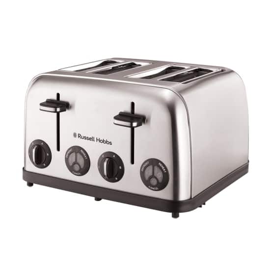 Russell Hobbs 4 Slice Toaster Stainless Steel