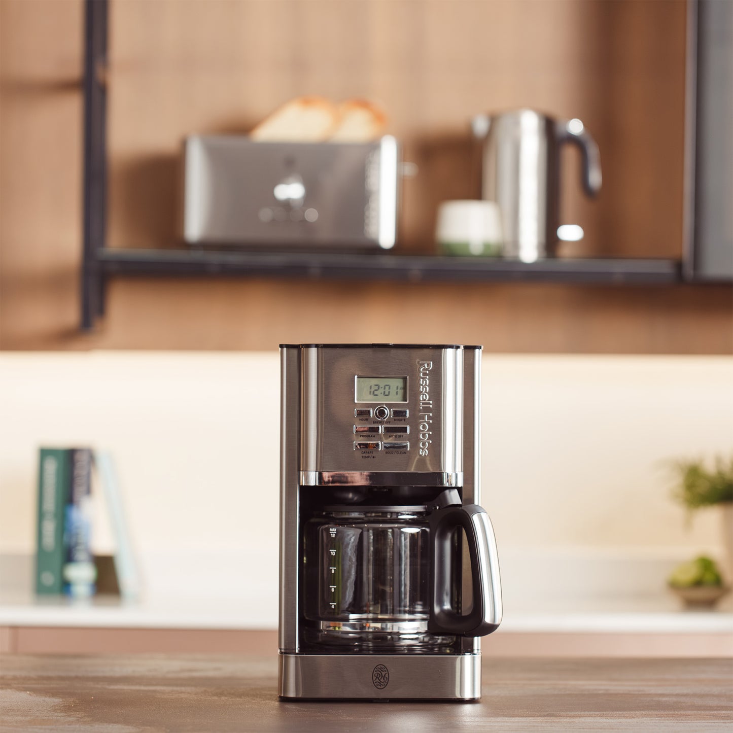 Russell Hobbs Nexus Digital Coffee Maker Silver