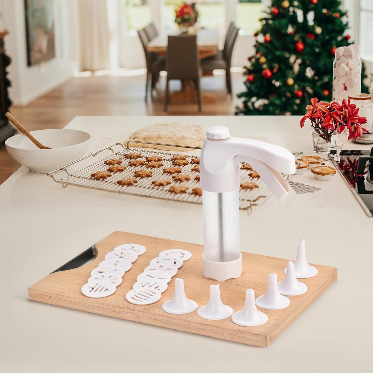 Creative Cookie Press & Icing Set