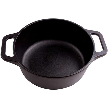 Victoria Cast Iron EnamelledCasserole with Lid 3.8