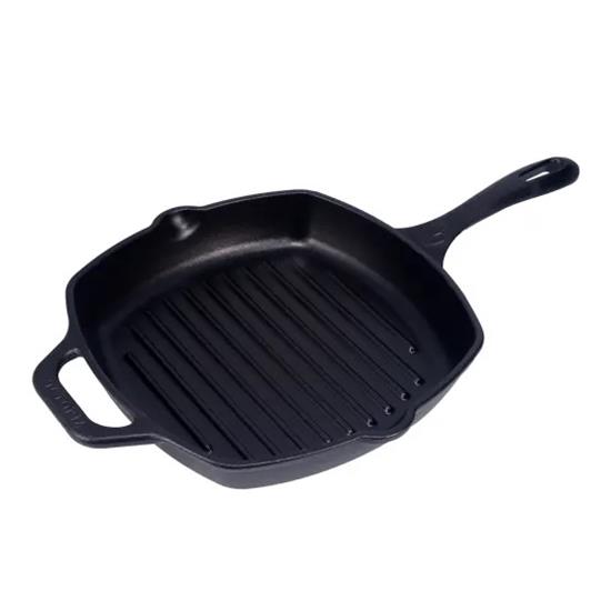 Victoria Cast Iron Square Grill Pan 26cm Enamelled