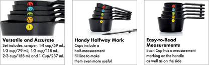 OXO Measuring Cups Snap Black