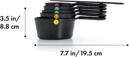 OXO Measuring Cups Snap Black