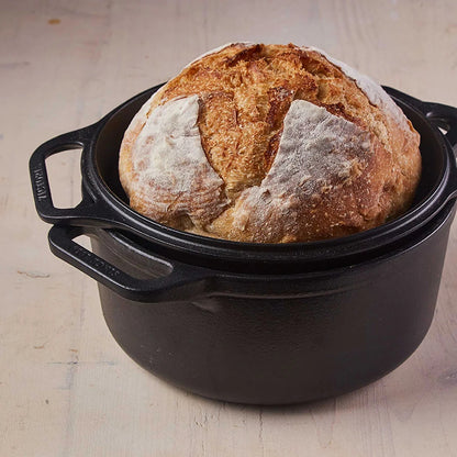 Victoria Cast Iron Casserole with Lid 5.7L