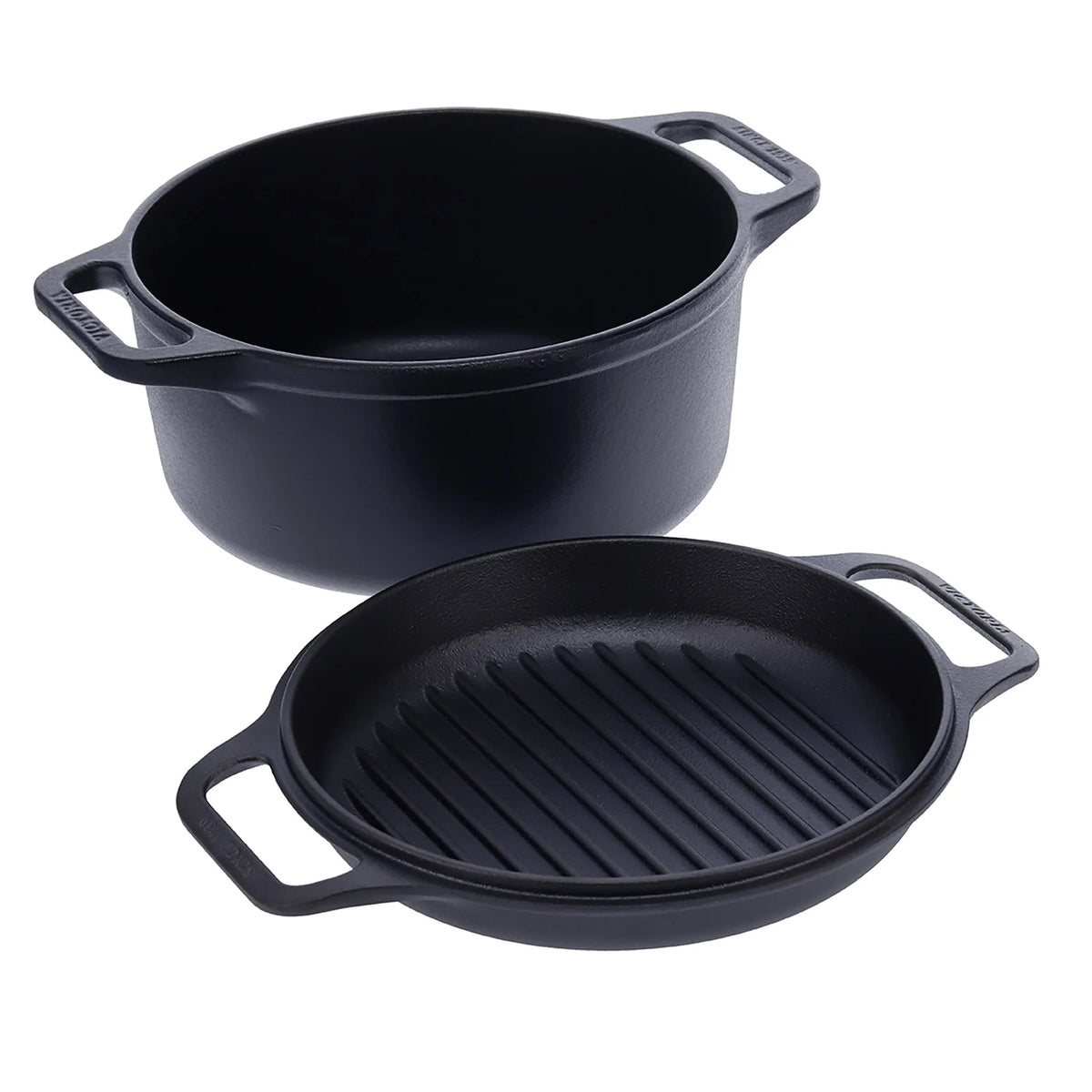Victoria Cast Iron Casserole with Lid 5.7L