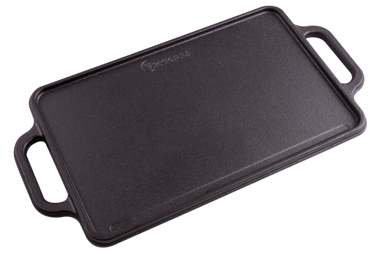 Victoria Cast Iron Rectangular Griddle 32cm