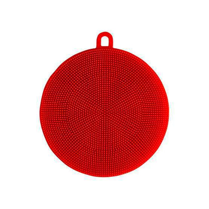 Scrub Buddy Hygienic Silicone Sponge Red