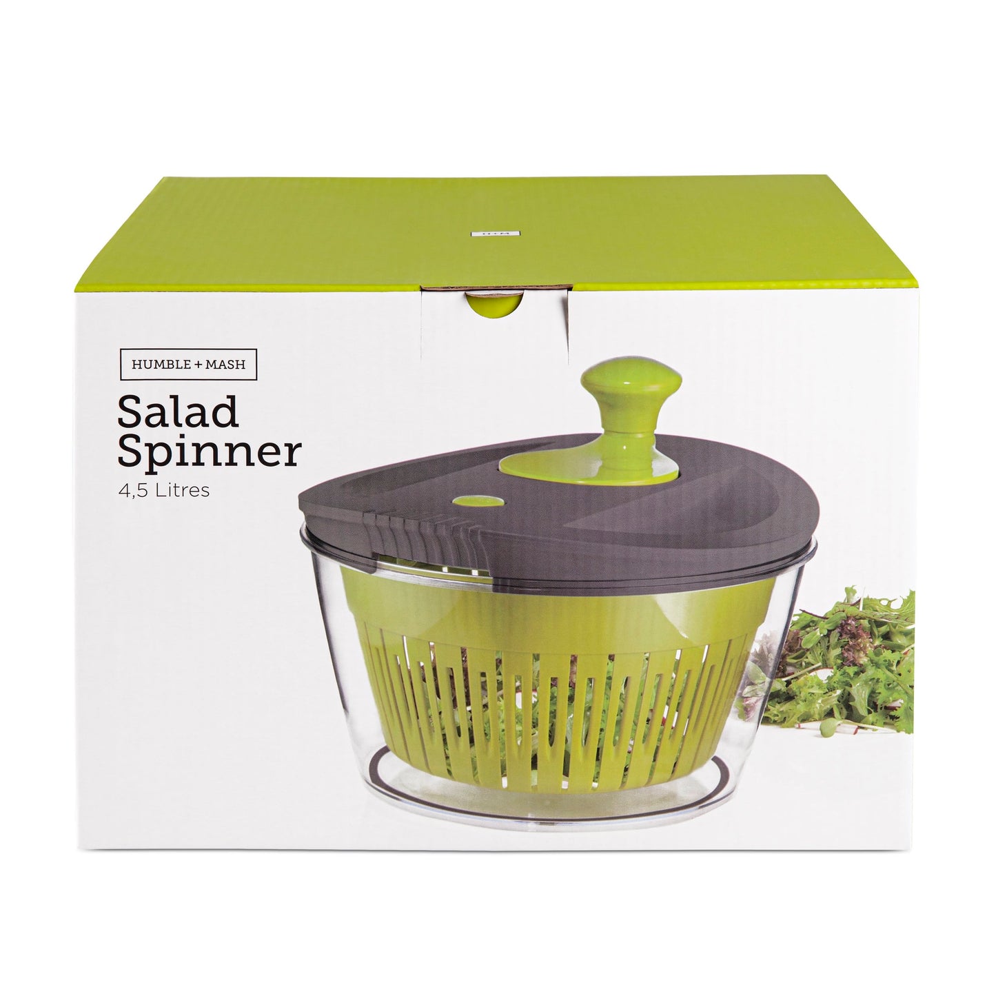 Humble & Mash Salad Spinner Green And Grey