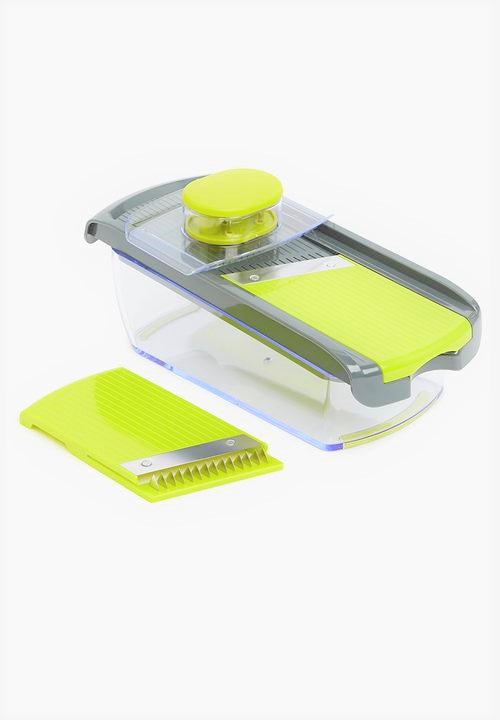 Humble & Mash Adjustable Slicer Green &  Grey