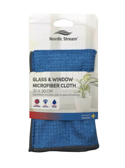 Nordic Stream Microfiber Glass&Window Cloth 30x30