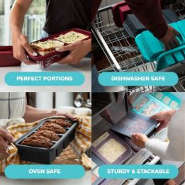 Souper Cubes Freezer Tray 1-Cup Cranberry
