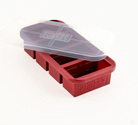 Souper Cubes Freezer Tray 1-Cup Cranberry