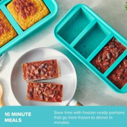 Souper Cubes Freezer Tray  Half-Cup Cranberry