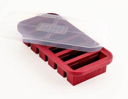 Souper Cubes Freezer Tray  Half-Cup Cranberry