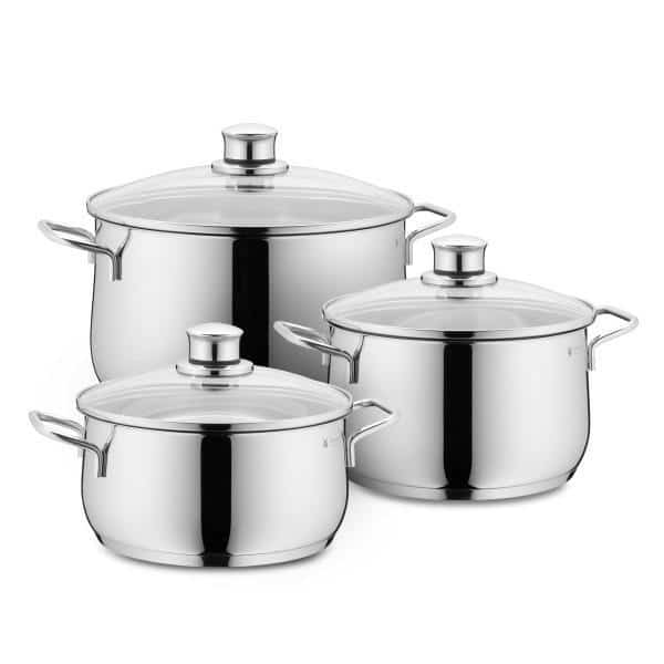 WMF Diadem Plus Cookware Set 3 Pieces