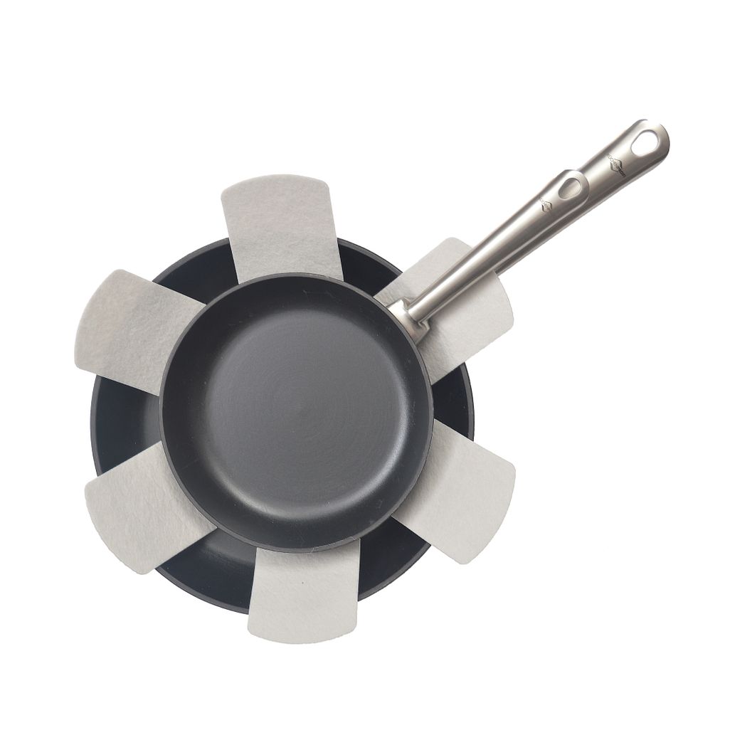 Papillon Pan Protectors 38cm Set of 3 Grey