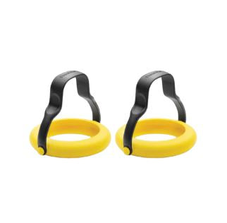 Dreamfarm Flegg Egg Rings Yellow & Black Set of 2