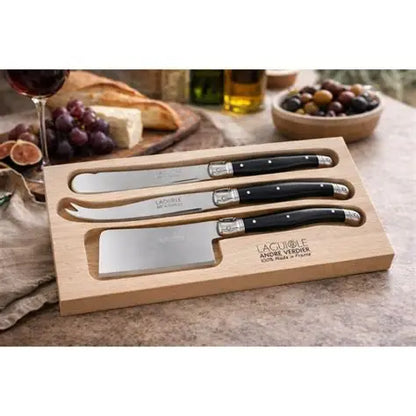 Andre Verdier Cheese Set of 3 Black