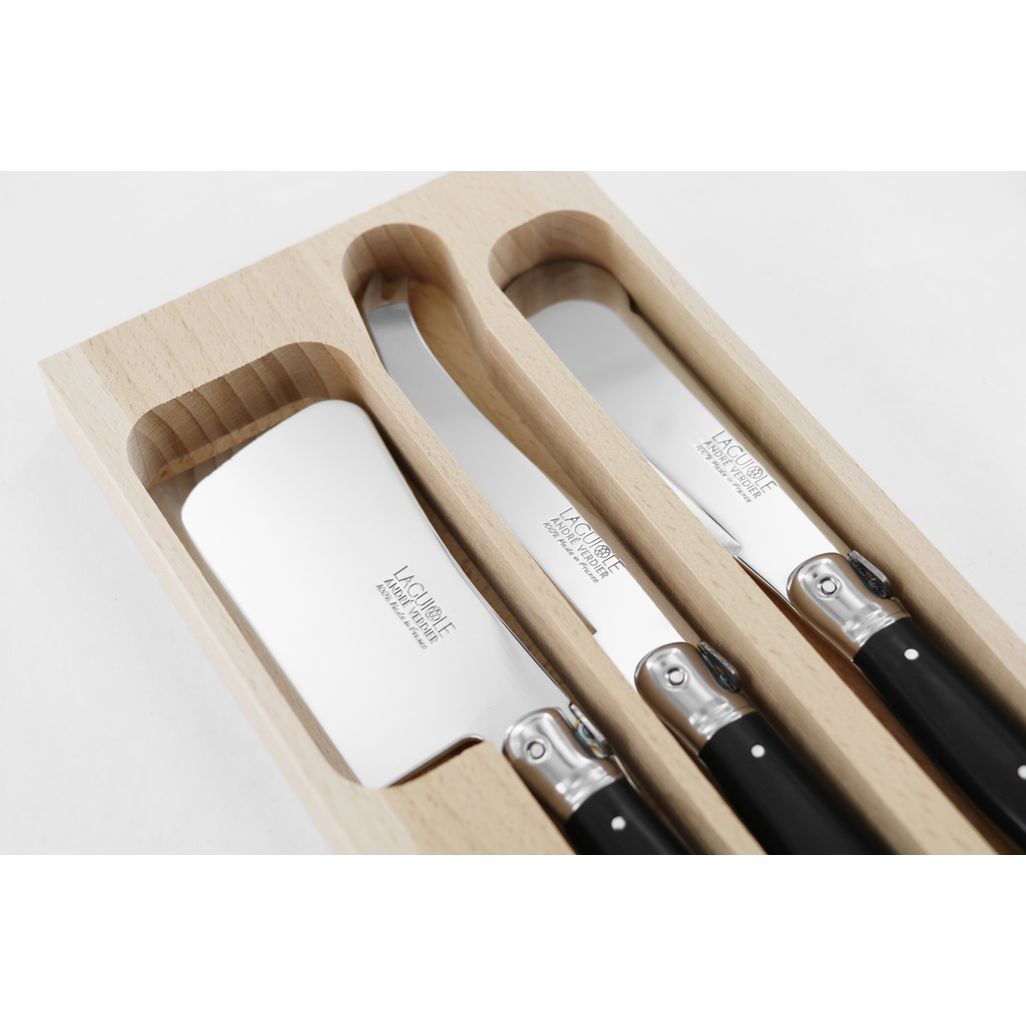Andre Verdier Cheese Set of 3 Black