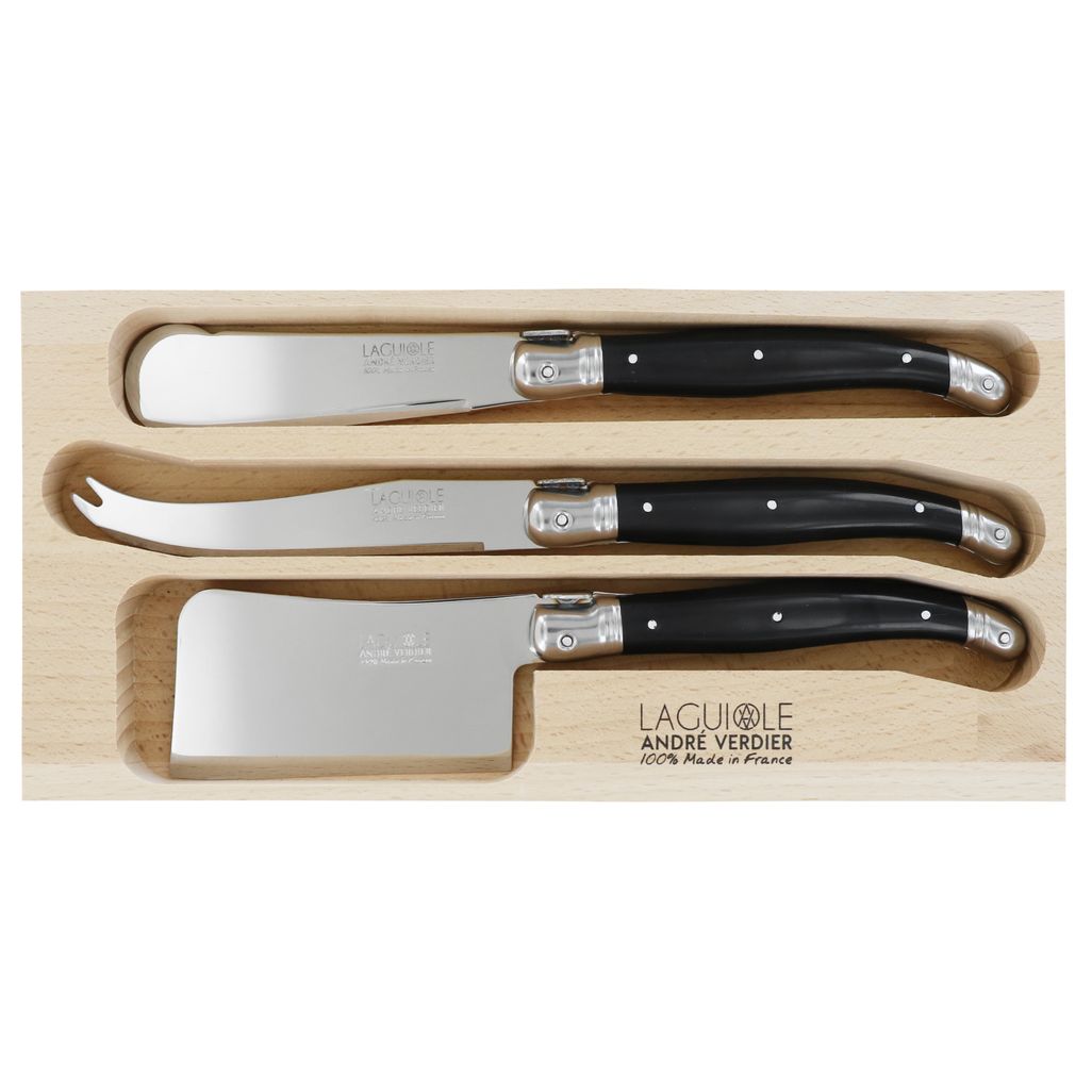 Andre Verdier Cheese Set of 3 Black