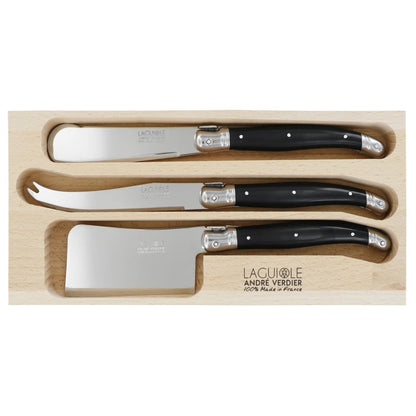 Andre Verdier Cheese Set of 3 Black