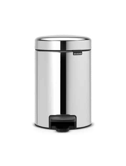 Brabantia Pedal Bin NewIcon 3 Litre Brilliant Ste