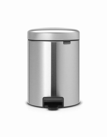 Brabantia Pedal Bin NewIcon 5 Litre Matt Steel
