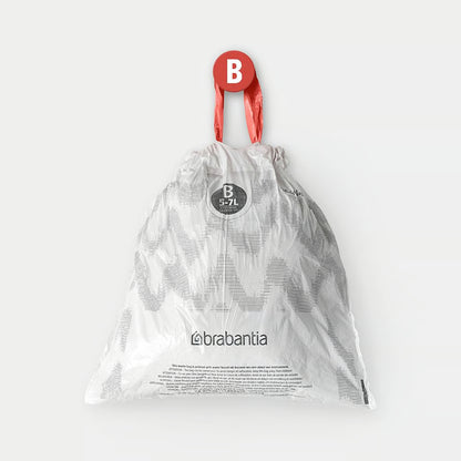 Brabantia PerfectFit Bin Bags Code-B 5-7L 20 Bags