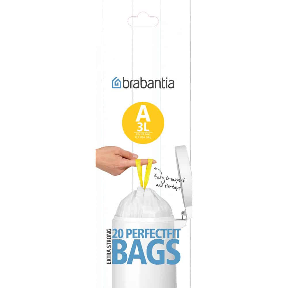 Brabantia Bin Liner Code A 3L 20 bags