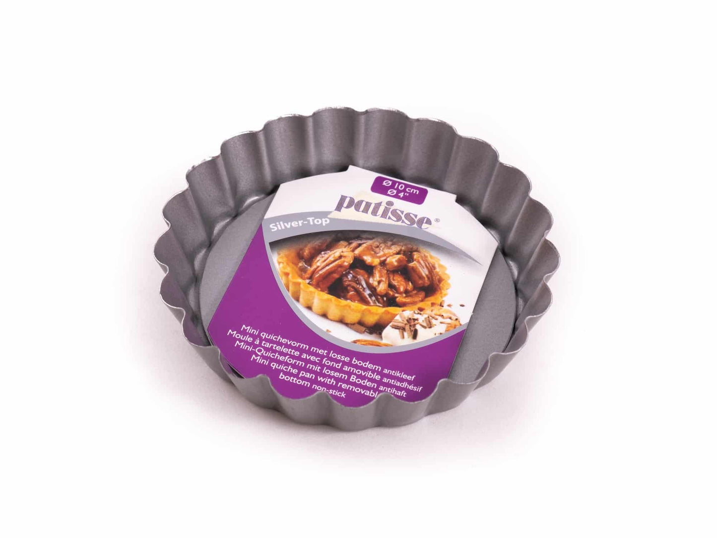 Patisse Mini Quiche Pan Removable Bottom 10cm