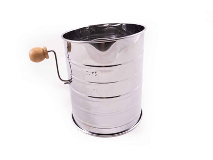 Patisse Flour Sifter Rotary Stainless Steel