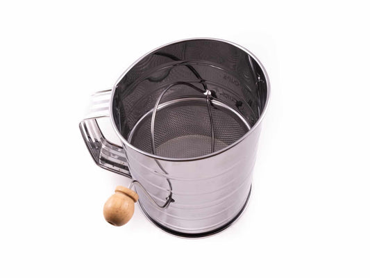 Patisse Flour Sifter Rotary Stainless Steel