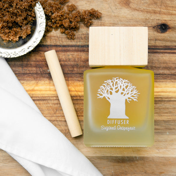 Mockana Wooden Top Diffuser Grapefruit