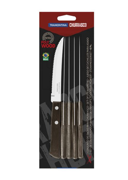Tramontina Steak Knife Set 6 Pieces