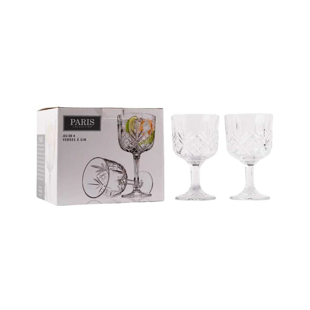 Paris Gin Glass Set of 4