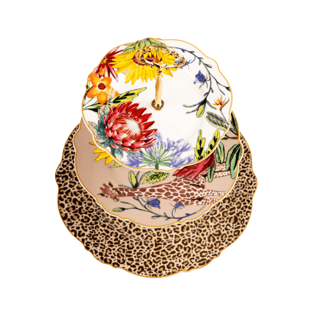 Jenna Clifford Wild Bloom 3 Tier Cake Stand