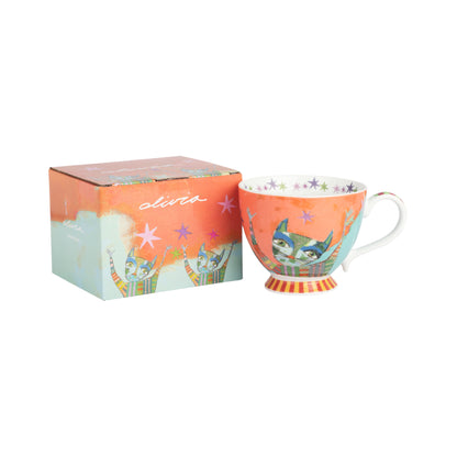 Olivia Grande Mug Happy Cat