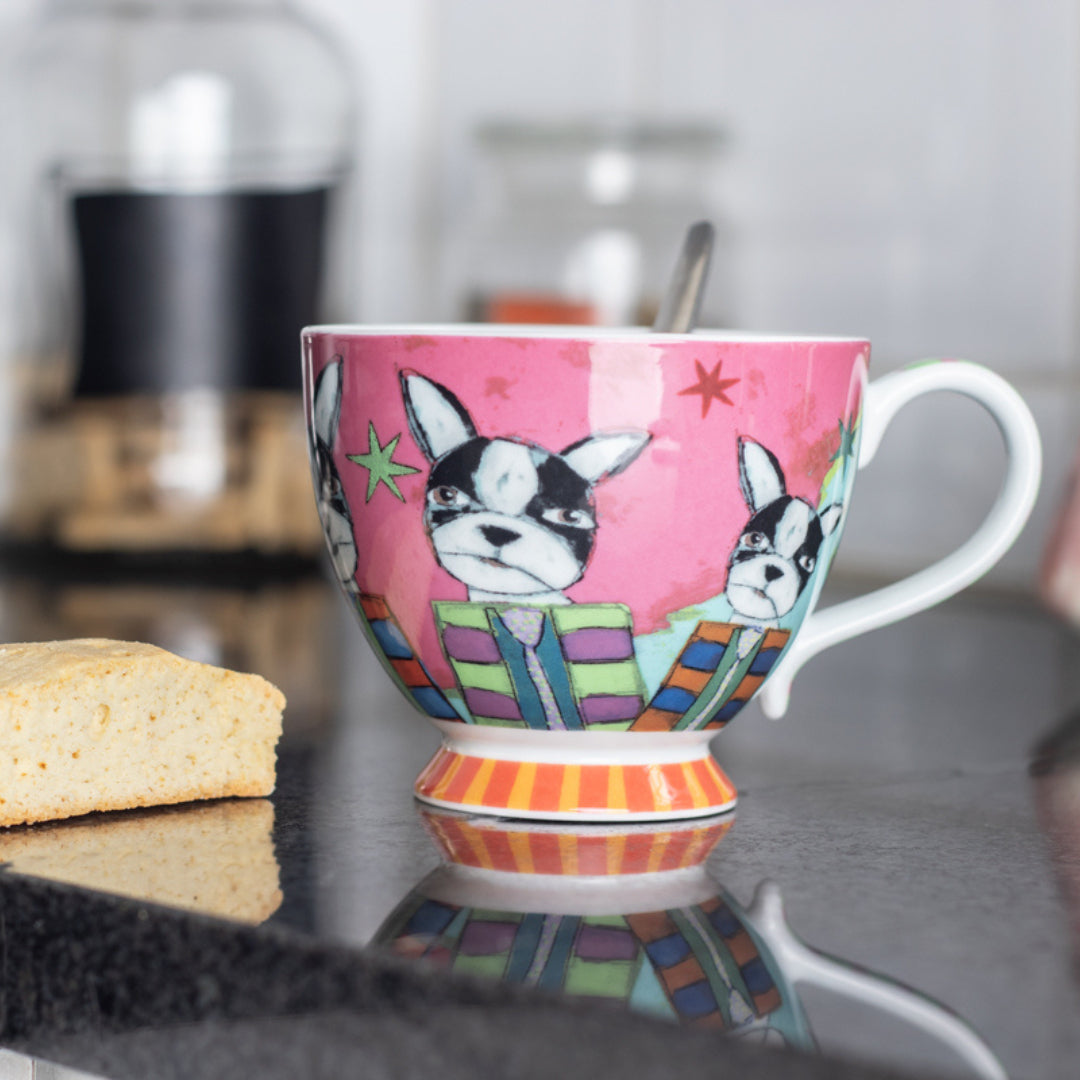 Olivia Grande Mug Boston Terrier