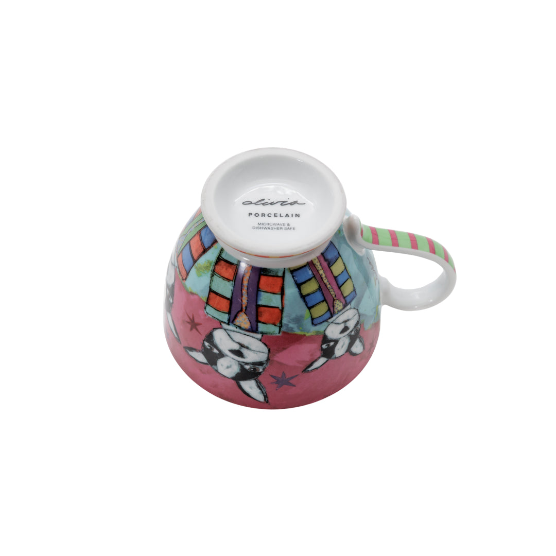 Olivia Grande Mug Boston Terrier