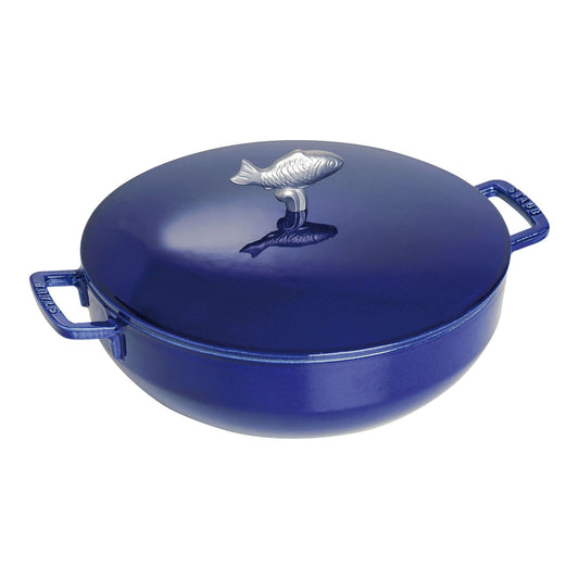 Staub Round Bouillabaisse 28cm Dark Blue