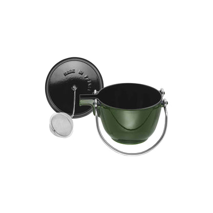 Staub Round Tea Pot 1.15L Basil Green