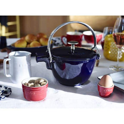 Staub Round Tea Pot 1.15L Dark Blue