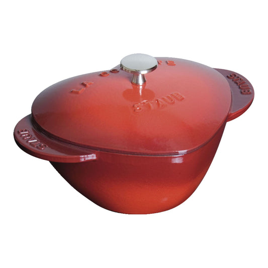 Staub Cocottes Heart 20cm Cherry