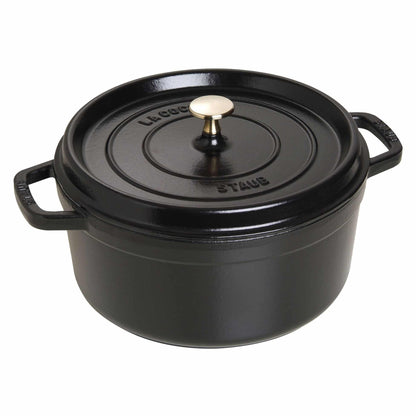 Staub Round Cast Iron 26cm Black